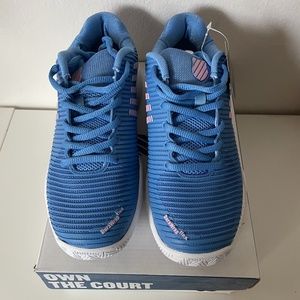 NIB - KSwiss Hypercourt Express 2 Blue/White Women's Shoes Size 8.0